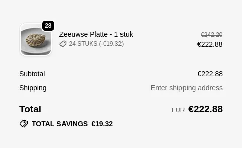 Buy X Get Y korting automatisch toegepast