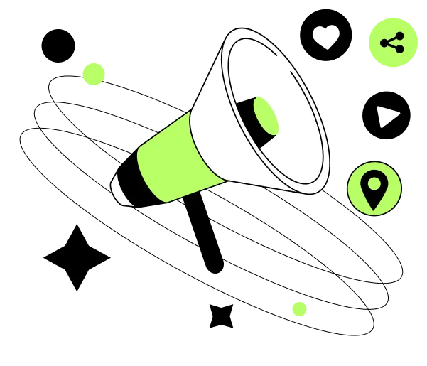 E-commerce en software oplossingen illustratie